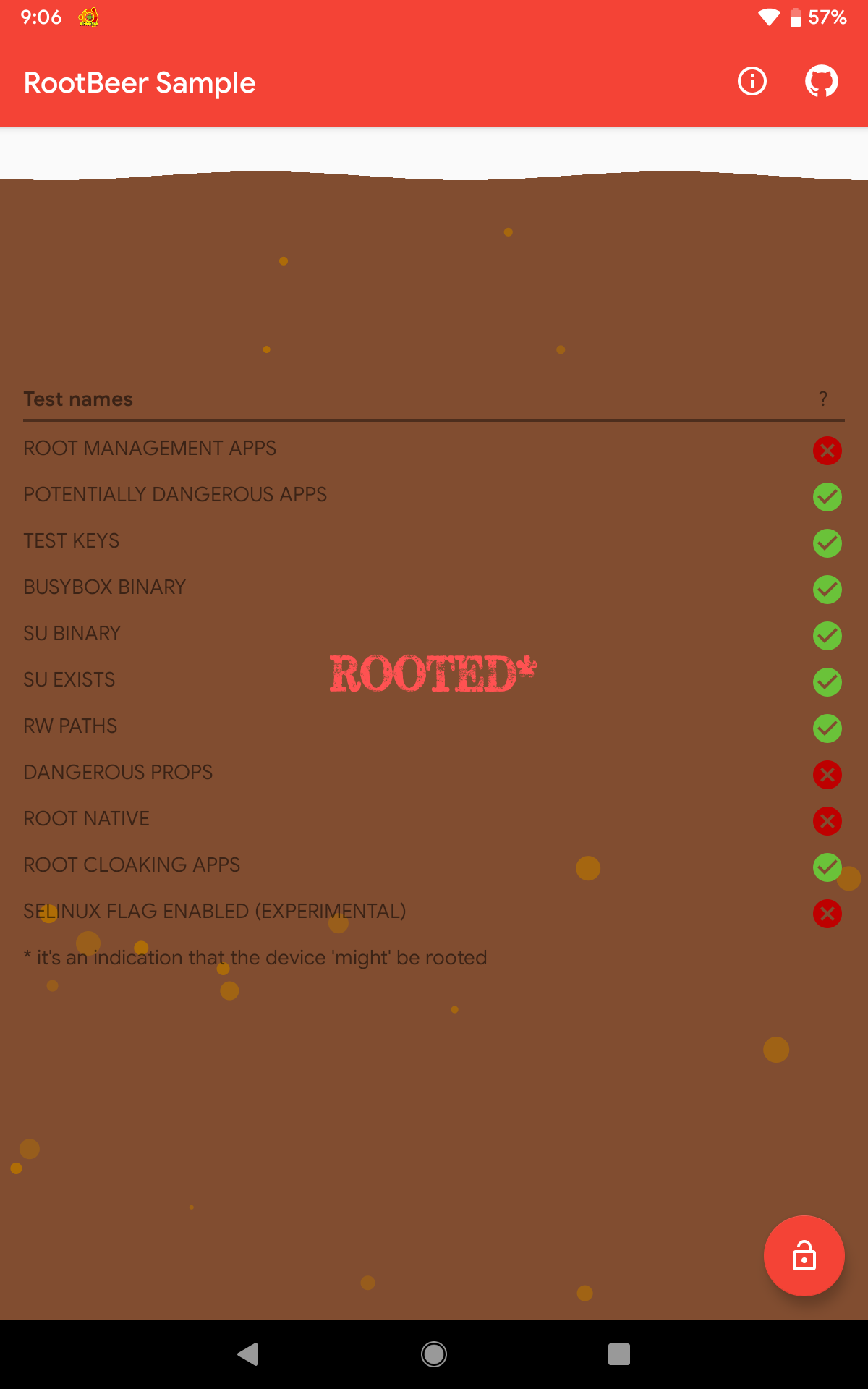 RootCloak Result